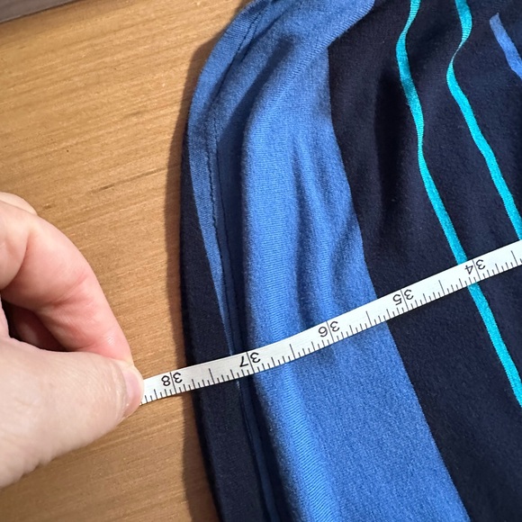 Blue Striped Skirt XXL - Picture 3 of 6